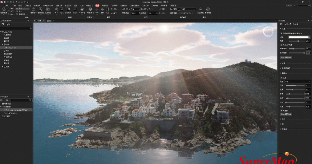 Des scènes plus vivantes! Nouvelles avancées en matière d’effets visuels SIG 3D avec SuperMap GIS 2025