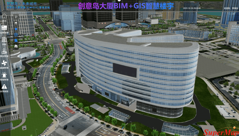 创意岛大厦BIM+GIS智慧楼宇 - GIS案例 - SuperMap|超图软件